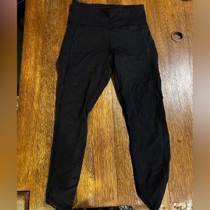 COPY - Lululemon capris with mesh on the side